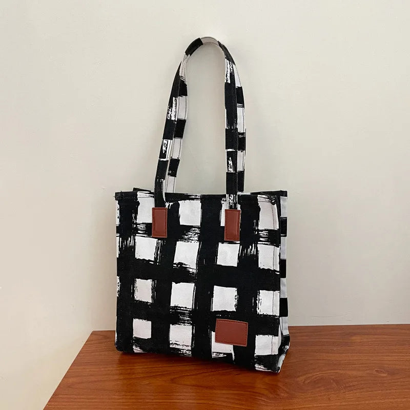 2023 Women's Canvas Shoulder Bags Large Capacity Tote Bags