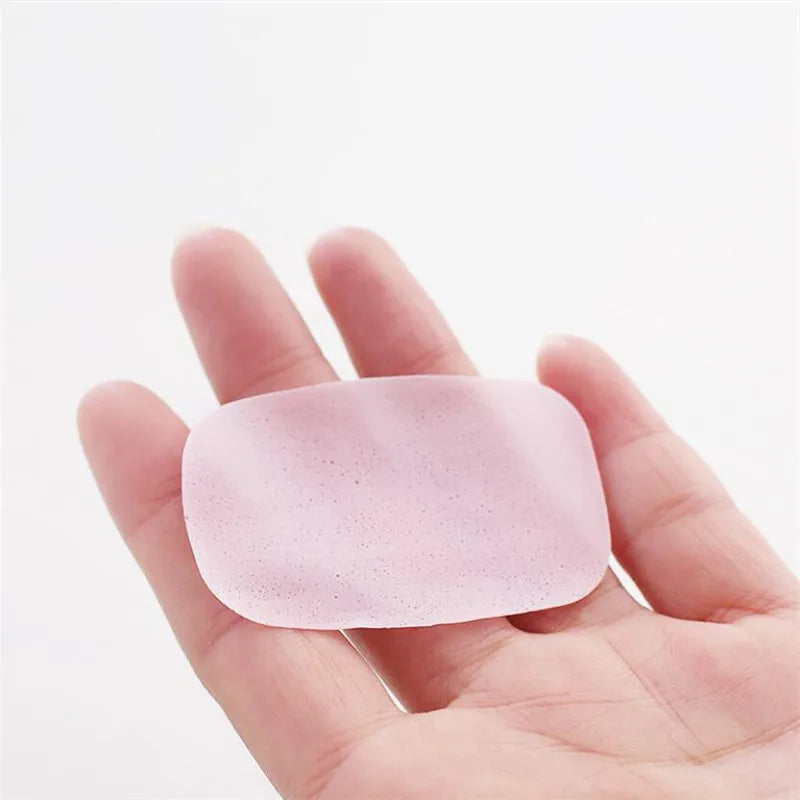 20PCS Disposable Soap Paper Hand Bath Clean Scented Slice Sheets Mini Paper Soap