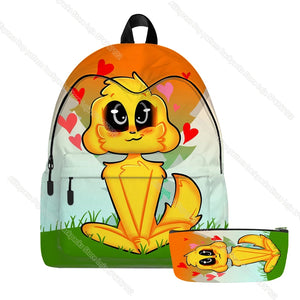 2pcs Mikecrack Los Compa Backpack Waterproof Schoolbag