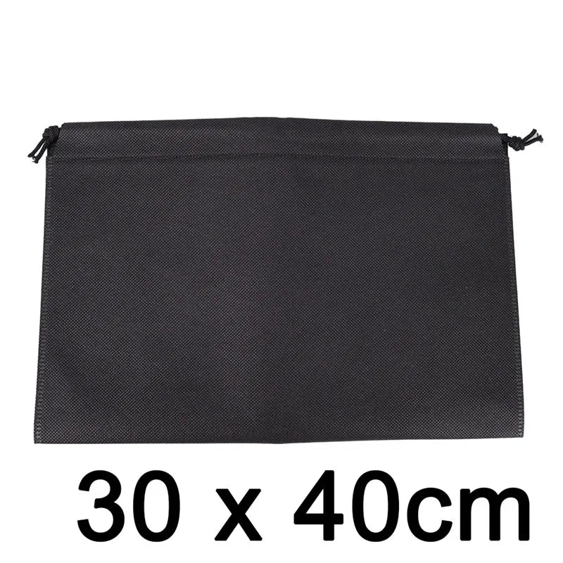 2pcs Travel Pouch Portable Drawstring Storage Bag Waterproof Nylon