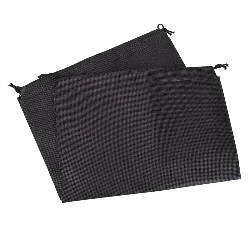 2pcs Travel Pouch Portable Drawstring Storage Bag Waterproof Nylon