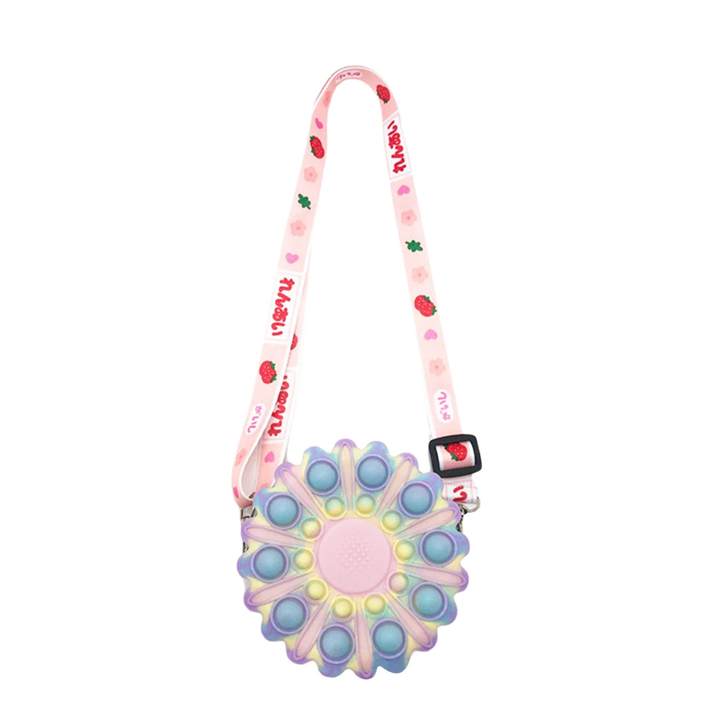 Toddler Girl Daisy Shoulder Bag - Floral Crossbody Wallet Purse