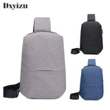 Casual Canvas Chest Bag Men's Anti-theft Sling Pack
