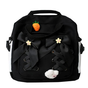 Waterproof Nylon 3-in-1 Backpack for Teenage Girl