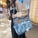 Waterproof Nylon 3-in-1 Backpack for Teenage Girl