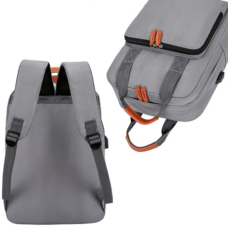 3 Pcs/set Schoolbag for Teens Boys Satchel Unisex Student Bag