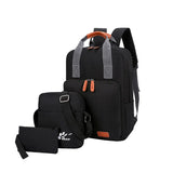 3 Pcs/set Schoolbag for Teens Boys Satchel Unisex Student Bag