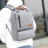 3-Piece Set Backpack Male Student Schoolbag Travel Bag