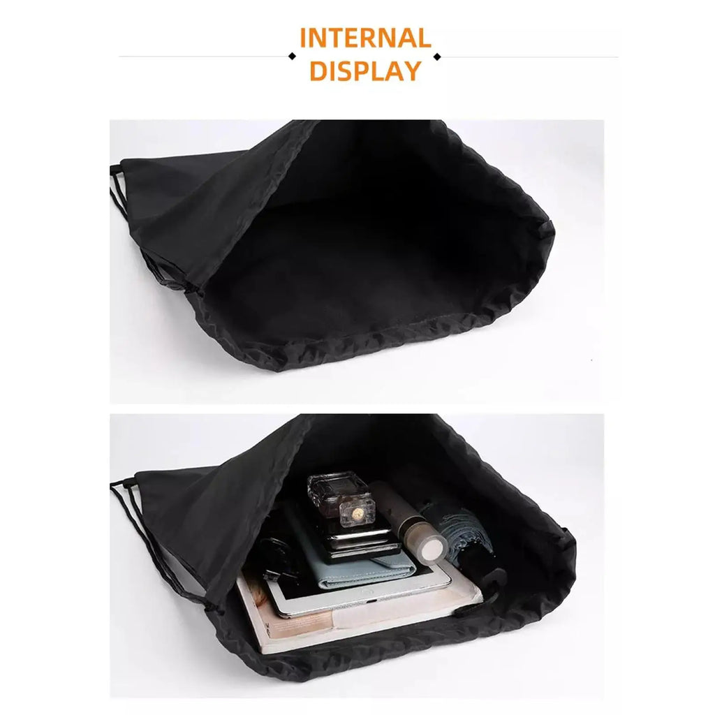 34X42cm Double Shoulder Drawstring Storage Bag for Travel Beach School Holidays