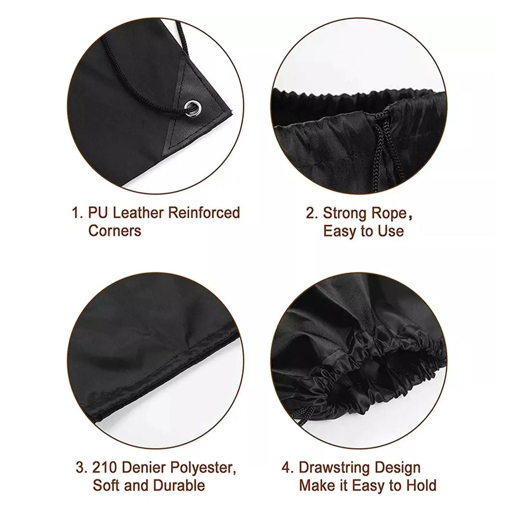 34X42cm Double Shoulder Drawstring Storage Bag for Travel Beach School Holidays