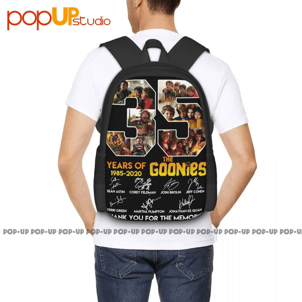 35 Years Of The Goonies 1985 Thank You For The Memories Backpack