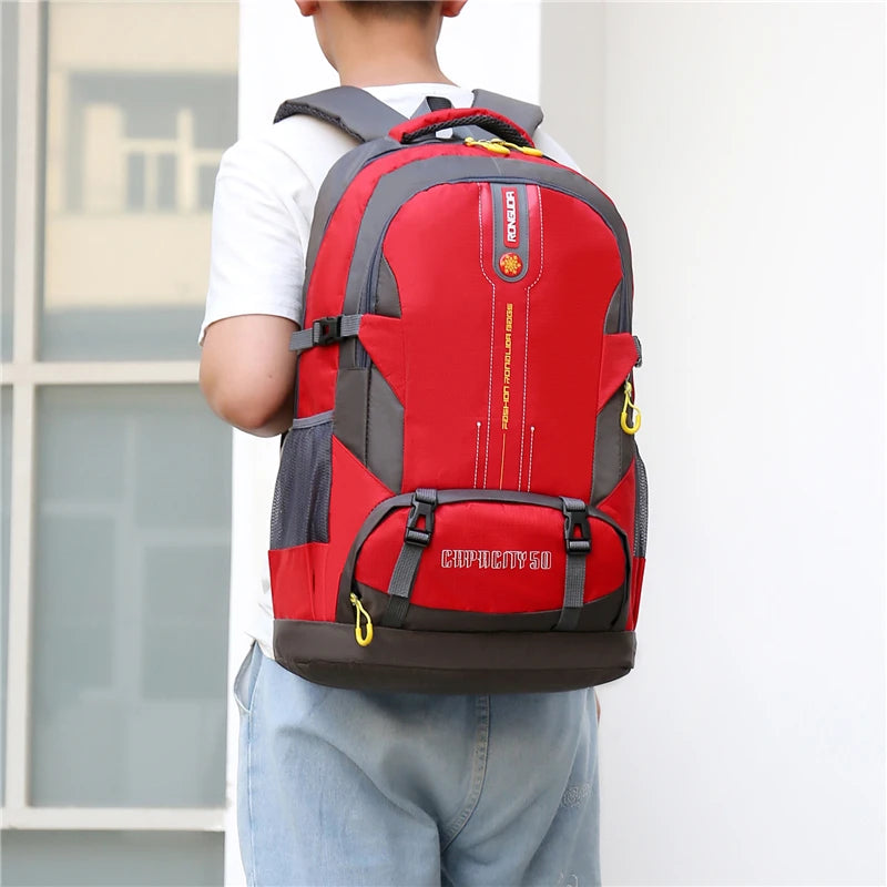 37L Large Capacity Travel Backpack Men's Outdoor Camping Rucksack