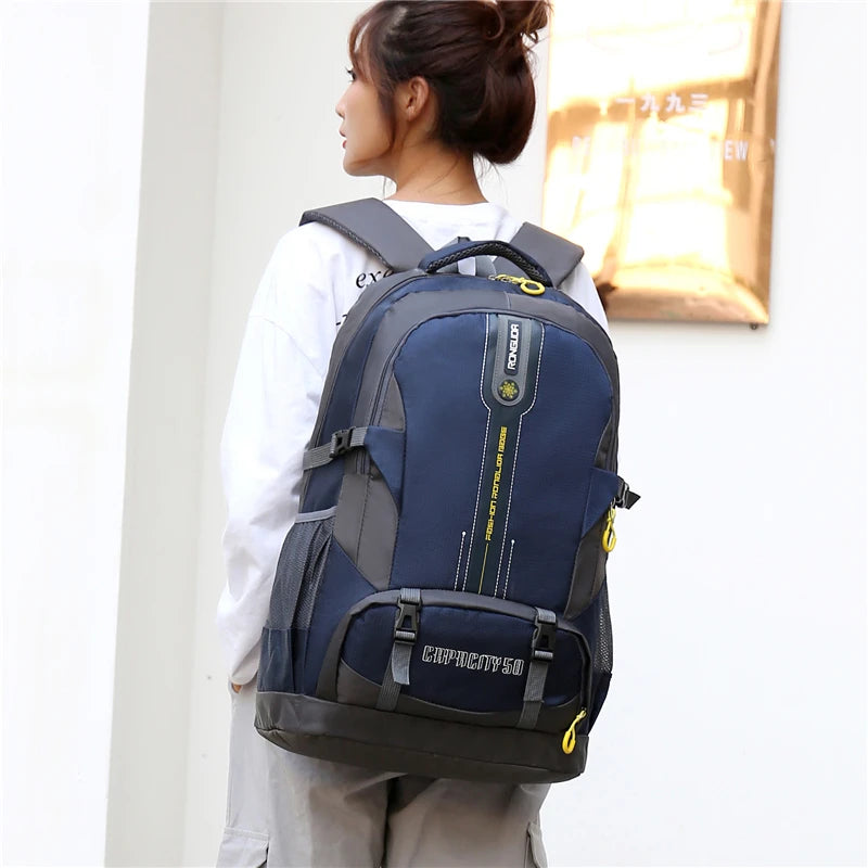 37L Large Capacity Travel Backpack Men's Outdoor Camping Rucksack