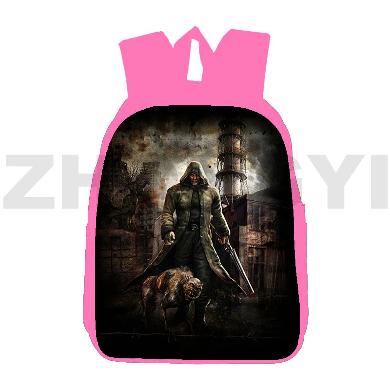 3D Anime Pink Cartoon Game Stalker 2 Heart of Gun Bag Backpack