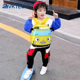 3D Cartoon Bus Toddler Backpack for Kids