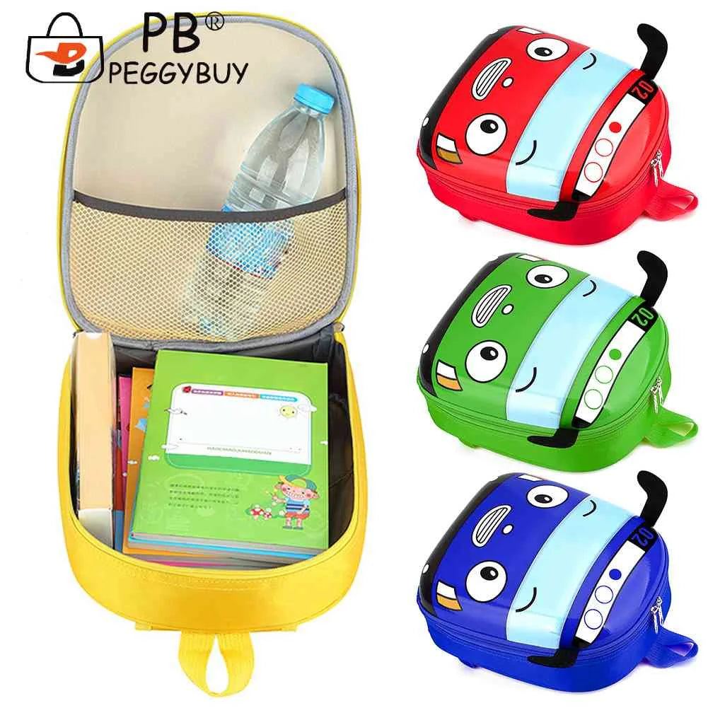3D Cartoon Bus Toddler Backpack for Kids