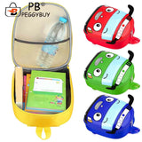 3D Cartoon Bus Toddler Backpack for Kids