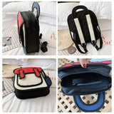 3D Cartoon School Bag Satchel Shoulders Bag Backpack