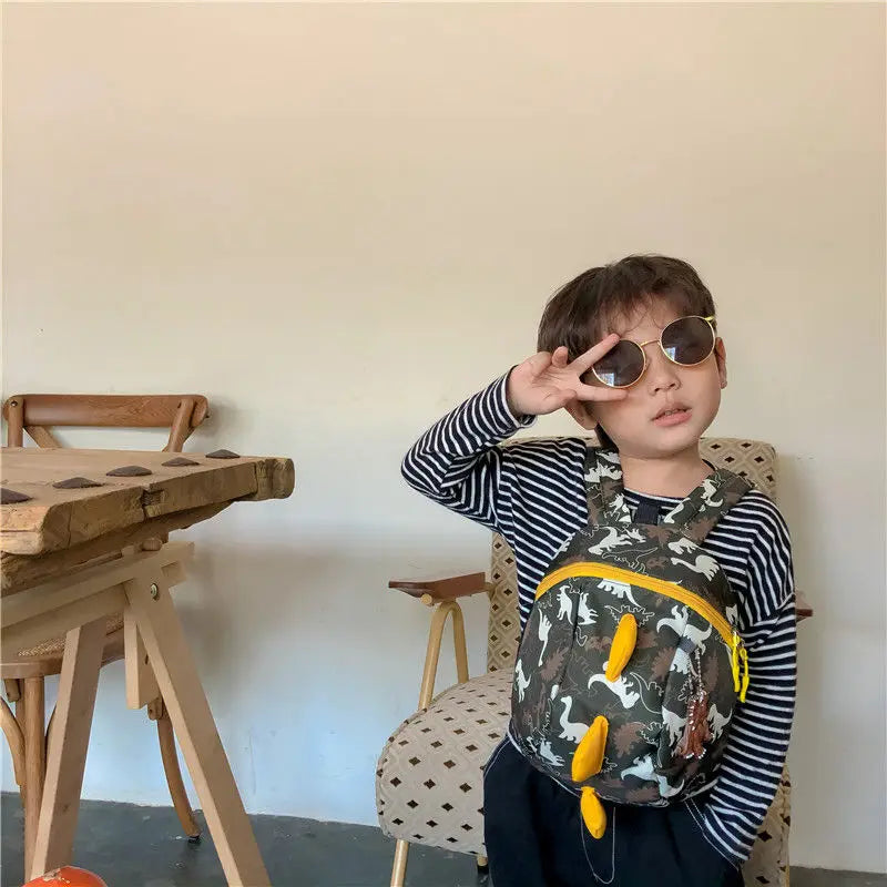 3D Cotton Kids School Bags Children Backpack Dinosaur Book Bags