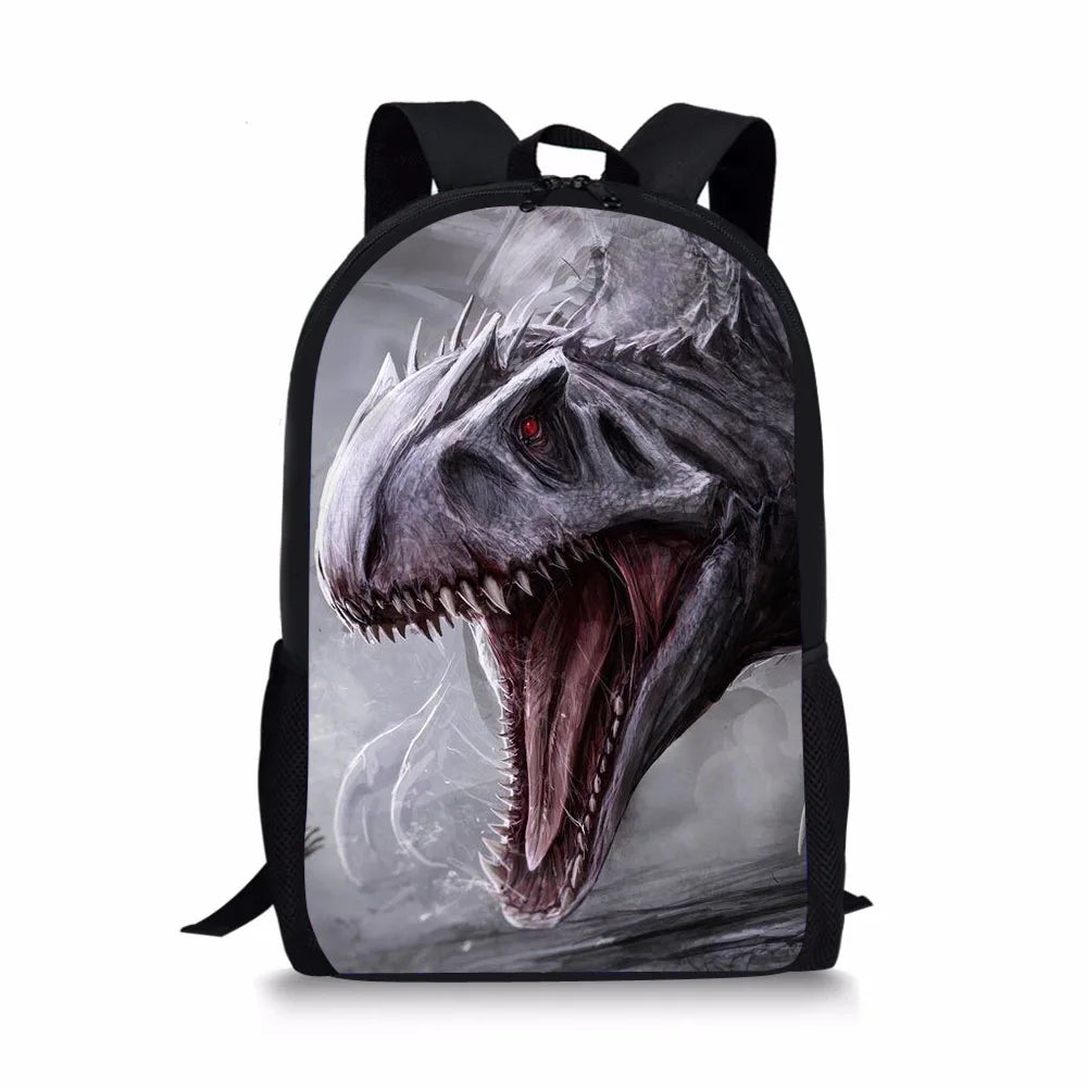 3D Dinosaur Pattern Large Capacity School Bag for Boys