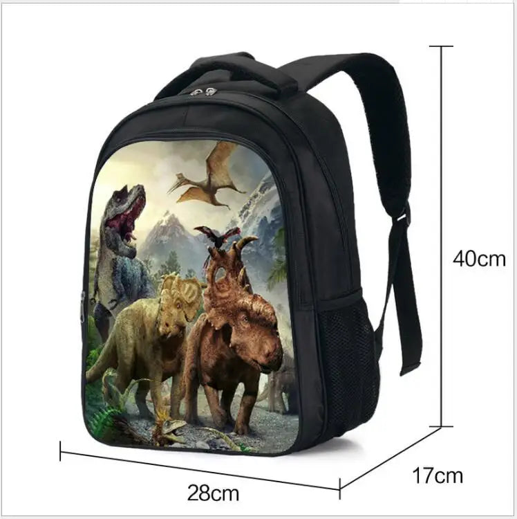 3D Dinosaur pattern Kids Backpack Jurassic Dinosaur Children Gift