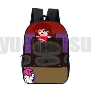 3D FNF Backpack Boys Girls School Bag Teens High Capacity Travel Bag