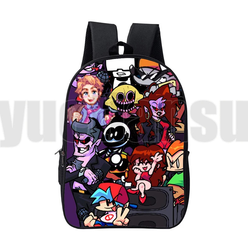 3D FNF Backpack Boys Girls School Bag Teens High Capacity Travel Bag