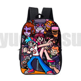 3D FNF Backpack Boys Girls School Bag Teens High Capacity Travel Bag