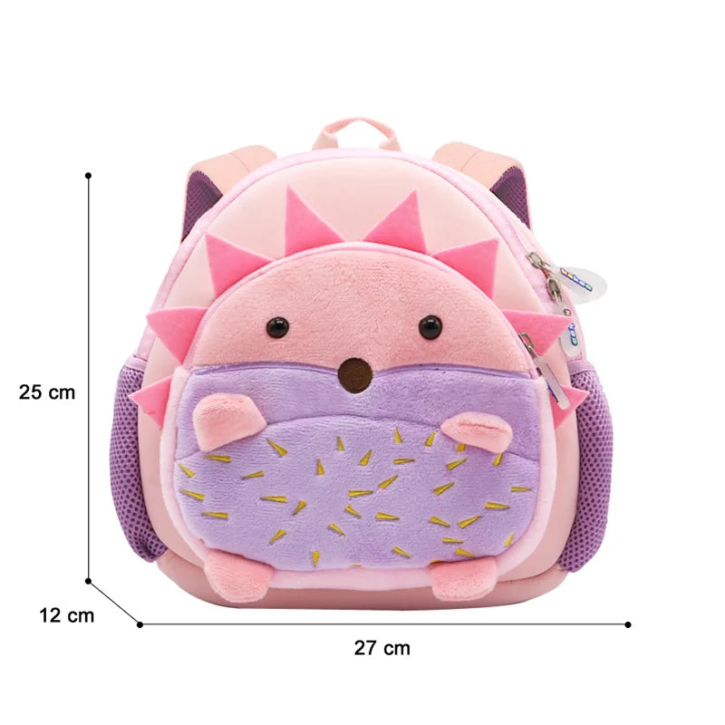 3D Hedgehog School Bags for Girls and Boys