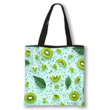 Avocado Tote Bag Shoulder Handbag Women Ladies Casual Fruit Print 3D Lemon
