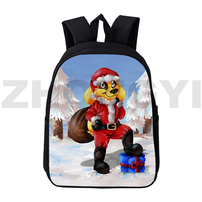 3D Print Cartoon Mikecrack Backpack 12/16 Inch Los Compas Bag Teenagers