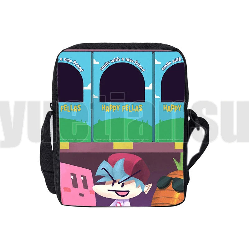 3D Print FNF Shoulder Bag Boys Girls Handbags Kids Crossbody Bag