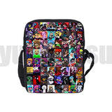 3D Print FNF Shoulder Bag Boys Girls Handbags Kids Crossbody Bag