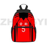 Haikyuu Children's Backpacks 16 Inch Anime Nekoma Karasuno School Bags