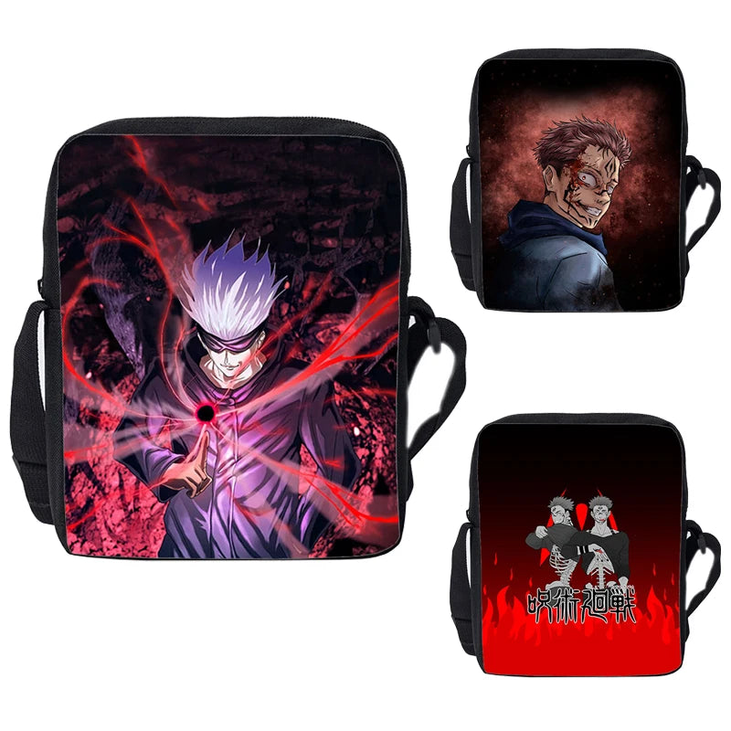 Jujutsu Kaisen Anime Handbag Canvas Crossbody Shoulder Bag