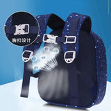 3D Rocket Childrens Backpack Astronauts School Bags Waterproof Cartoon