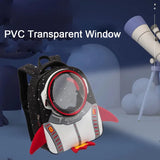 3D Rocket Childrens Backpack Astronauts School Bags Waterproof Cartoon