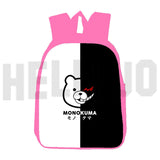 Danganronpa Monokuma Backpack 16 Inch Pink for School Girls