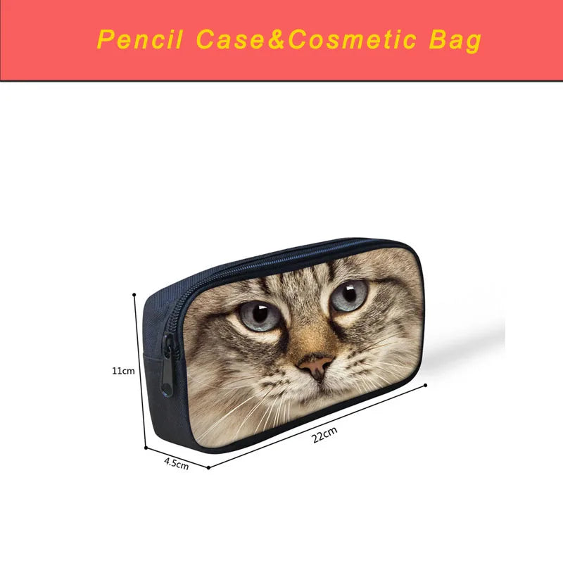 3PCS/SET Nurse School Bags for Teen Girls Canvas Nursing Kids Student Book Bags