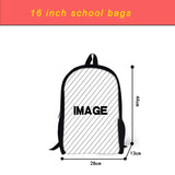 3PCS/SET Nurse School Bags for Teen Girls Canvas Nursing Kids Student Book Bags