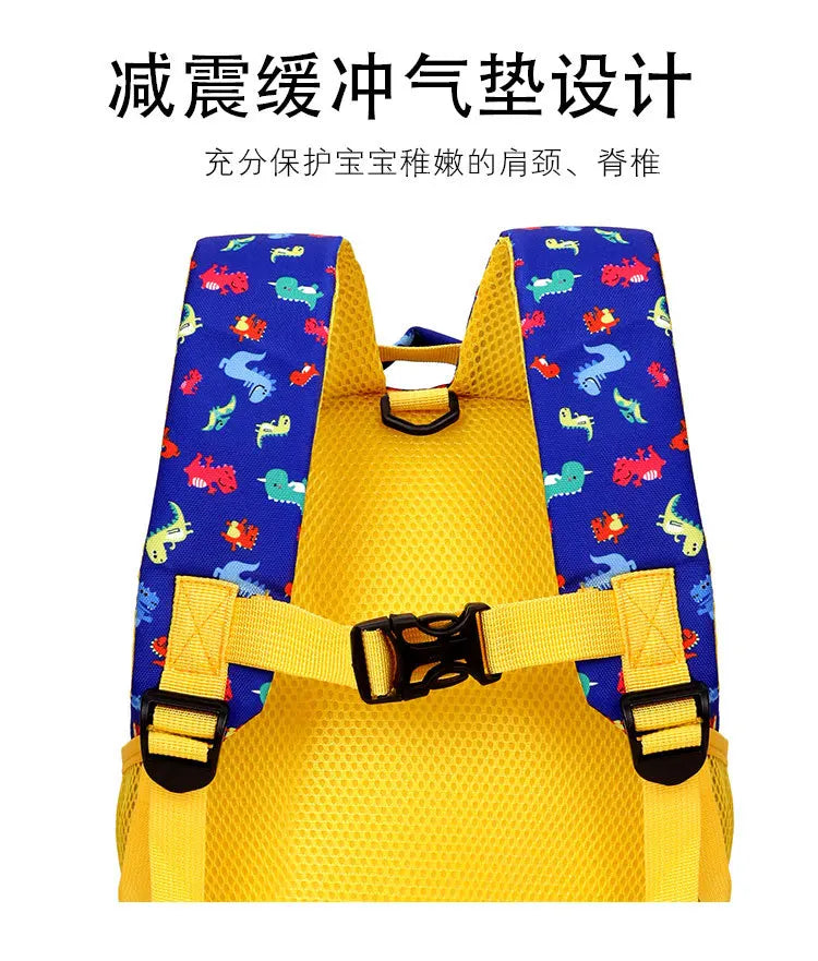 3D Cartoon Animal Kids Backpack, Waterproof School Bag, Age 4-8