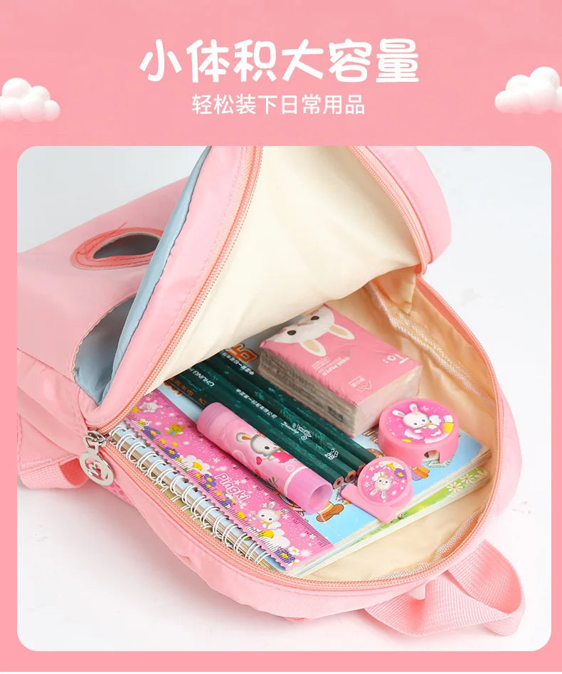 3D Elk Plush Toy Kids Backpack, Kindergarten Bookbag for Age 4-8