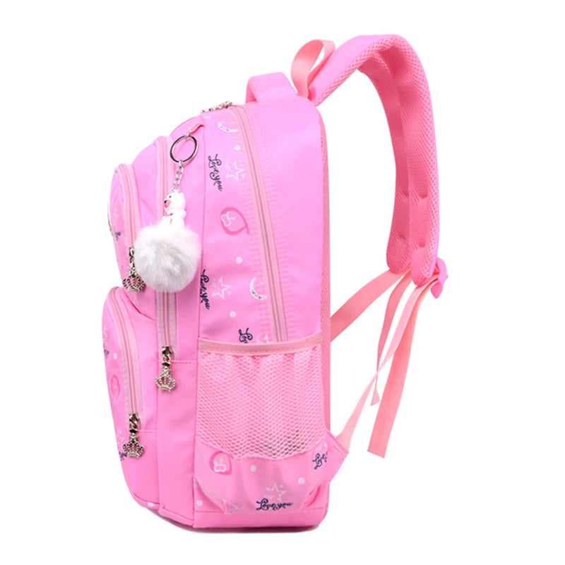 3pc/set School Backpack Bag Printing Students Nylon Mochila Shoulder Bags