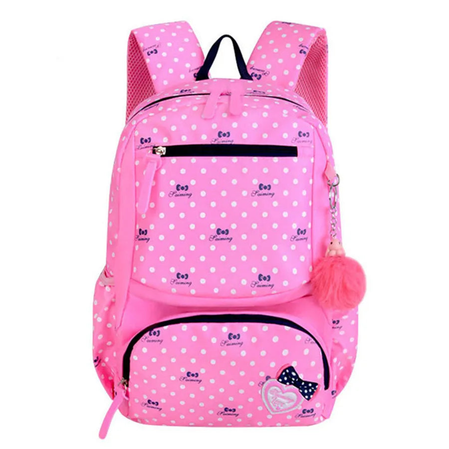 3pcs Printing School Bags for Girls Teenager Schoolbag Backpacks
