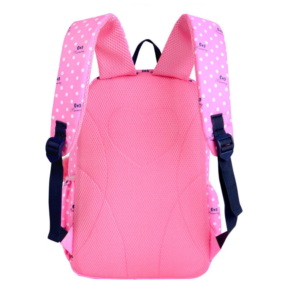 3pcs Printing School Bags for Girls Teenager Schoolbag Backpacks