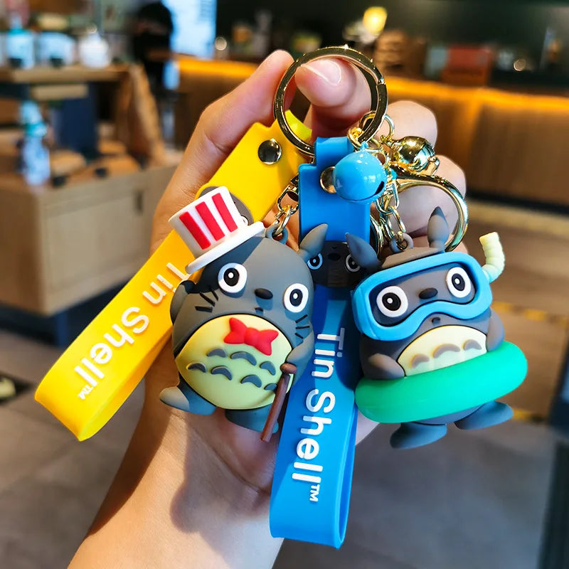 Totoro Key Bag Couples Car Key Chain Pendant Bag Accessories