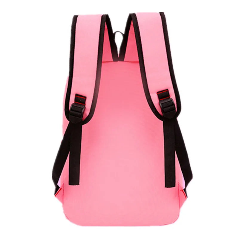 4Pcs/set School Bags For Teenage Girls Printing Backpacks Preppy Style Rucksack