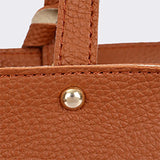 4pcs Women Handbags Solid Retro Hand Bag Four-piece Shoulder Bag