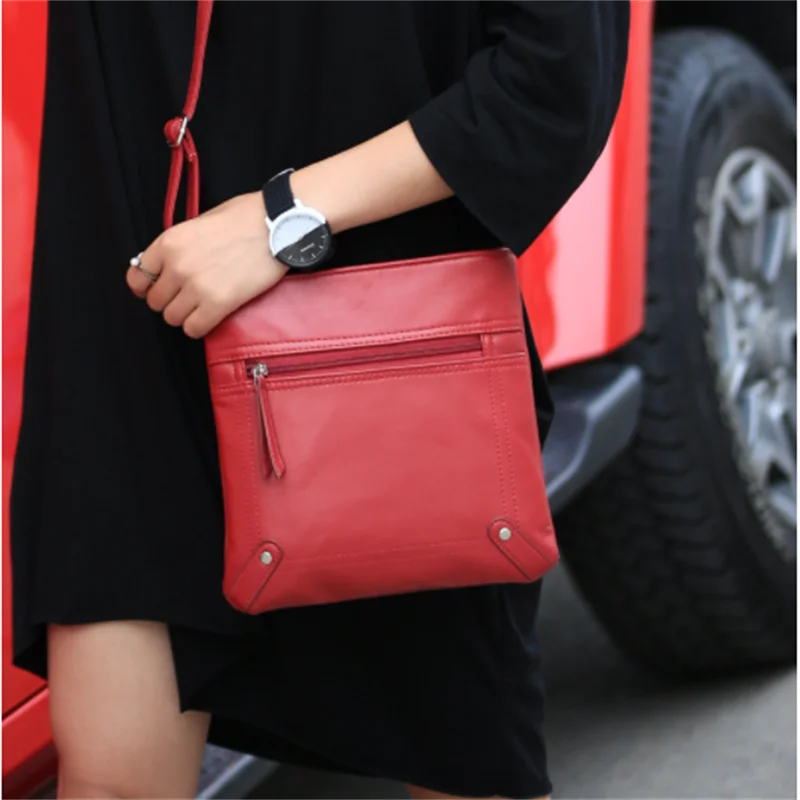 BigSweety Women Messenger Bag Bucket Leather Crossbody Shoulder Handbag