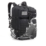 50L Military Backpack Tactical Rucksack Brown Waterproof Backpack